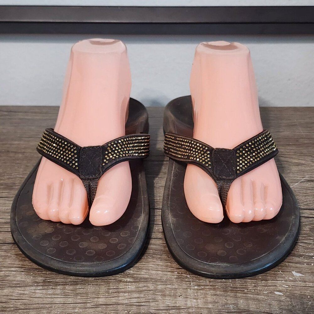 Vionic Tide Women’s Sandals Shoes Size 10 Brown - Picture 2 of 8